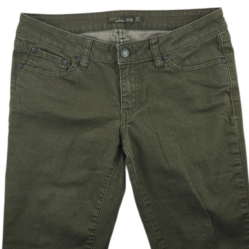 PrAna | Cargo Green Low-Rise Kara Jeans | Size 6/28 - Picture 3 of 5